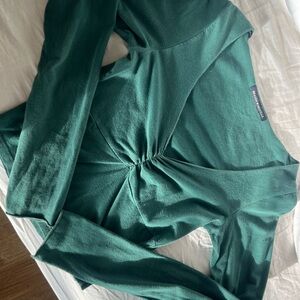 dark green brandy melville long sleeve